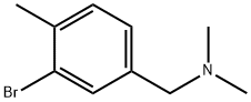 Dimethyl[(3-Bromo-4-methylphenyl)methyl]amine Structure