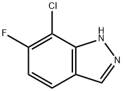 7-Chloro-6-fluoro-1H-indazole Structure