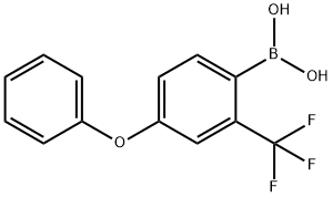 4-Phenoxy-2-(trifluoromethyl)phenylboronic acid Structure
