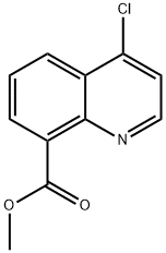 methyl 4-chloroquinoline-8-carboxylate 구조식 이미지