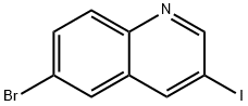 6-bromo-3-iodoquinoline Structure
