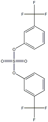 Bis[3-(trifluoromethyl)phenyl]sulfate 구조식 이미지