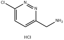 (6-chloropyridazin-3-yl)methanamine hydrochloride Structure