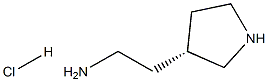 (R)-2-(pyrrolidin-3-yl)ethanamine hydrochloride 구조식 이미지