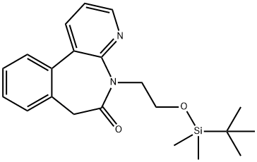 5-[2-(tert-butyl(dimethyl)silyl)oxyethyl]-7H-pyrido[2,3-d][3]benzazepin-6-one Structure