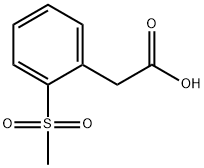 Benzeneacetic acid, 2-(methylsulfonyl)-
 구조식 이미지