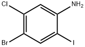 4-Bromo-5-chloro-2-iodo-phenylamine Structure