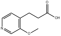 3-(3-Methoxy-pyridin-4-yl)-propionic acid Structure