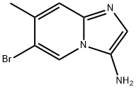 3-Amino-6-bromo-7-methylimidazo[1,2-a]pyridine 구조식 이미지