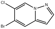 5-Bromo-6-chloropyrazolo[1,5-a]pyridine 구조식 이미지