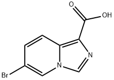 6-Bromo-imidazo[1,5-a]pyridine-1-carboxylic acid Structure