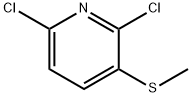 2,6-Dichloro-3-(methylthio)pyridine 구조식 이미지