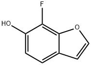 7-Fluoro-6-hydroxybenzofuran 구조식 이미지