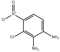 3-Chloro-4-nitro-1,2-benzenediamine 구조식 이미지