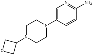 5-(4-(oxetan-3-yl)piperazin-1-yl)pyridin-2-amine Structure