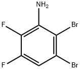 2,3-Dibromo-5,6-difluoroaniline Structure