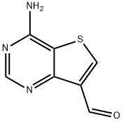 4-amino-thieno[3,2-d]pyrimidine-7-carbaldehyde 구조식 이미지