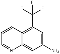 5-(trifluoromethyl)quinolin-7-amine 구조식 이미지