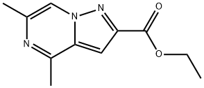 ETHYL 4,6-DIMETHYLPYRAZOLO[1,5-A]PYRAZINE-2-CARBOXYLATE(WXG02501) Structure