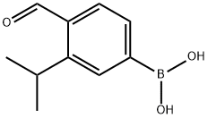 4-Formyl-3-isopropylphenylboronic acid Structure