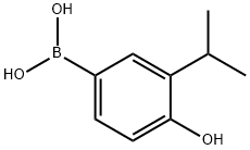 4-Hydroxy-3-isopropylphenylboronic acid Structure