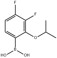 3,4-Difluoro-2-isopropoxyphenylboronic acid 구조식 이미지