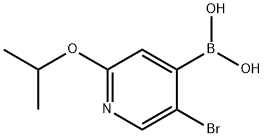 5-Bromo-2-(isopropoxy)pyridine-4-boronic acid Structure