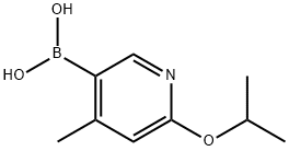 2-Isopropoxy-4-methylpyridine-5-boronic acid 구조식 이미지