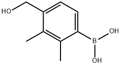 2,3-Dimethyl-4-hydroxymethylphenylboronic acid Structure