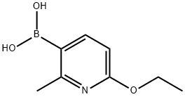 6-Ethoxy-2-methylpyridine-3-boronic acid Structure