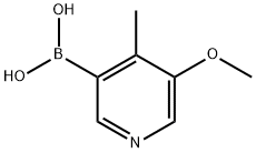 5-Methoxy-4-methylpyridine-3-boronic acid Structure
