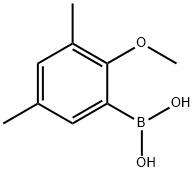 3,5-Dimethyl-2-methoxyphenylboronic acid 구조식 이미지