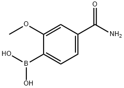 4-Carbamoyl-2-methoxyphenylboronic acid Structure