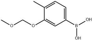 3-Methoxymethoxy-4-methylphenylboronic acid Structure