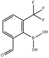 2-Formyl-6-(trifluoromethyl)phenylboronic acid Structure