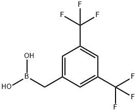 3,5-Bis(trifluoromethyl)benzylboronic acid Structure