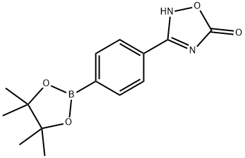 4-(5-Oxo-4,5-dihydro-1,2,4-oxadiazol-3-yl)phenylboronic Acid Pinacol Ester Structure