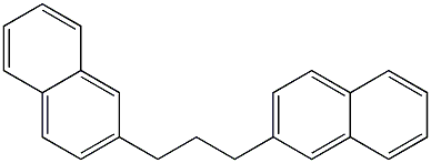 1,3-di(naphthalen-2-yl)propane Structure