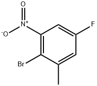 2-Bromo-5-fluoro-3-nitrotoluene Structure