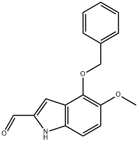 4-(benzyloxy)-5-methoxy-1H-indole-2-carbaldehyde Structure