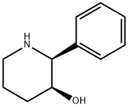 (2S,3S)-2-phenylpiperidin-3-ol Structure