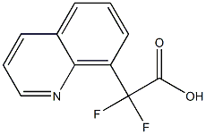 Difluoro-quinolin-8-yl-acetic acid Structure