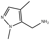 (1,4-Dimethyl-1H-pyrazol-5-yl)methanamine 구조식 이미지