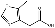 5-Methyloxazole-4-acetic Acid 구조식 이미지