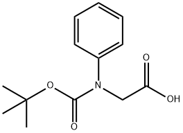 2-[N-[(2-methylpropan-2-yl)oxycarbonyl]anilino]acetic acid Structure