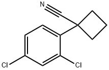 1-(2,4-dichlorophenyl)cyclobutanecarbonitrile 구조식 이미지