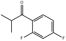 1-(2,4-Difluorophenyl)-2-methylpropan-1-one Structure