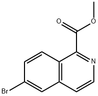 Methyl 6-bromoisoquinoline-1-carboxylate Structure