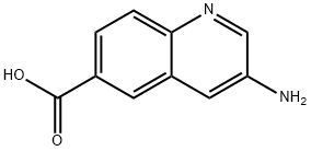 3-aminoquinoline-6-carboxylic acid Structure