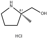 (R)-(2-Methylpyrrolidin-2-yl)methanol hydrochloride 구조식 이미지